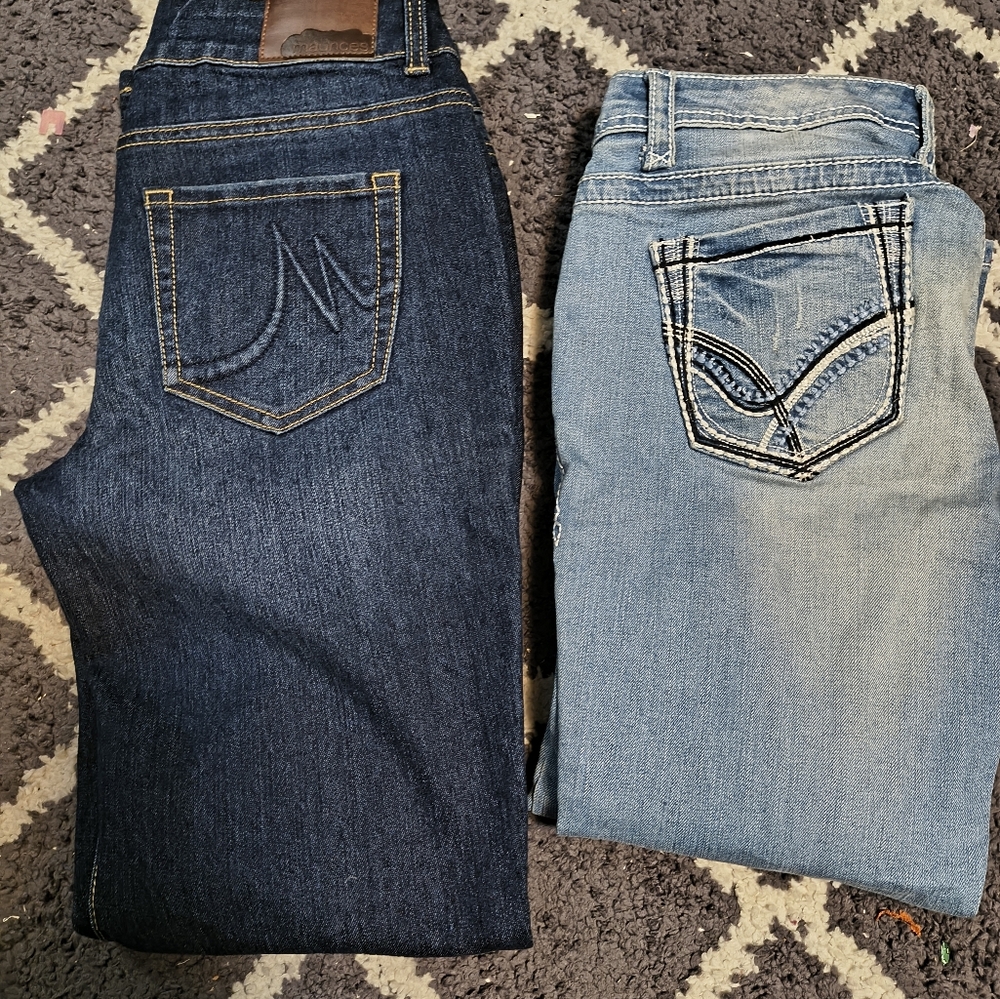 Dark and Light Wash Maurice's Pant And Capris